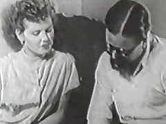 Волосатые мальчик, проникая его новый друг (1950-х годов ретро)